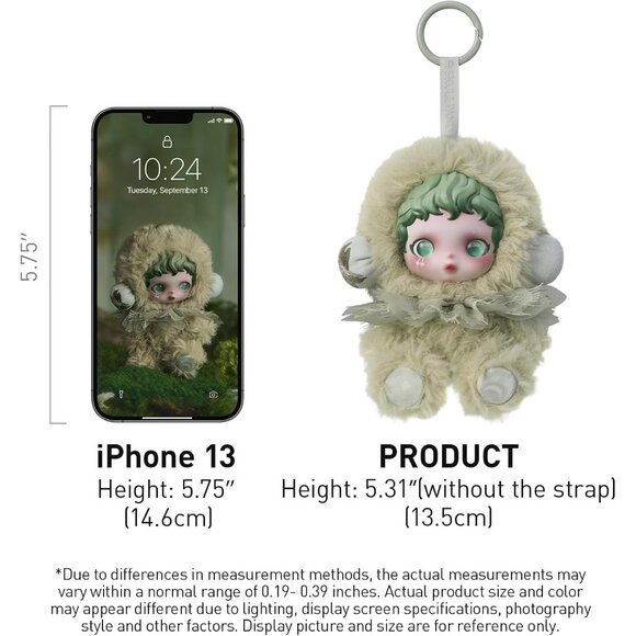 Women's Light Pink Doll Blind Box Figures Toys Home Decoration Keychain - Picture 3 of 6